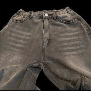 SHEIN Black Straight Jeans Size Large